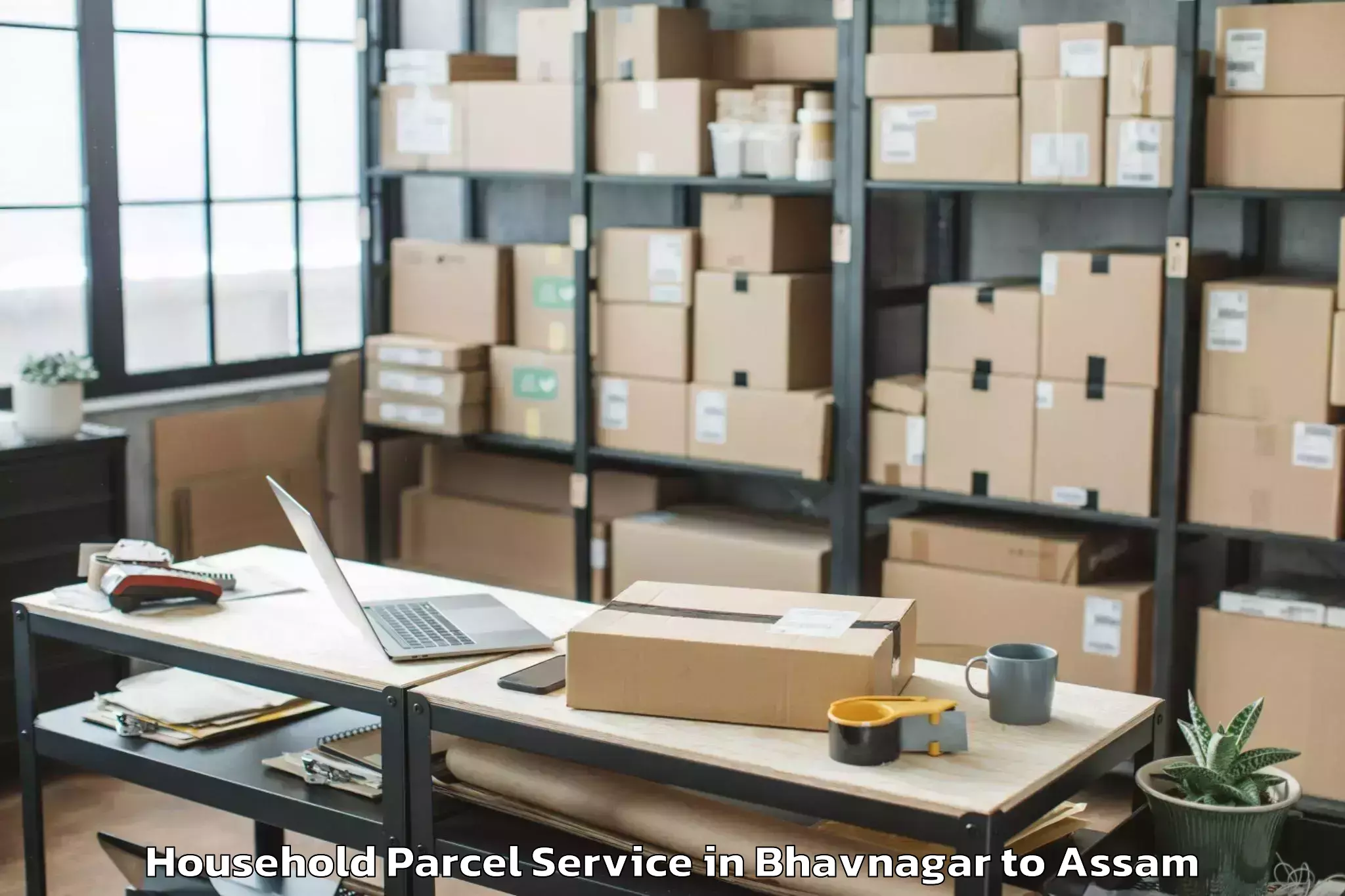 Professional Bhavnagar to Dhuburi Household Parcel